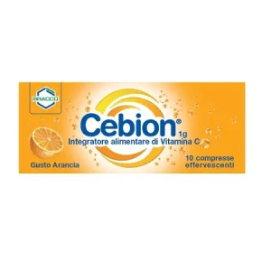 Cebion Effervescente Arancia Integratore Vitamina C 10 Compresse